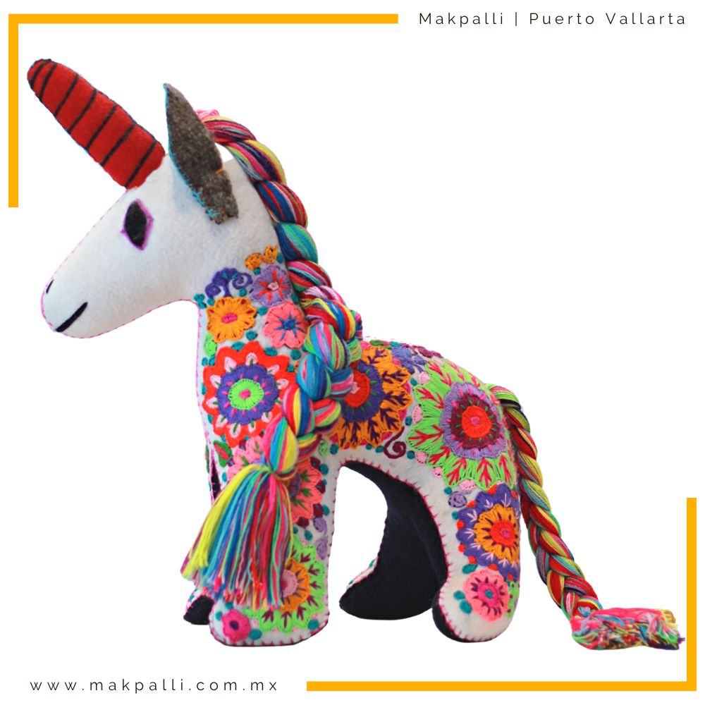 unicorn teddy mexican embroidery